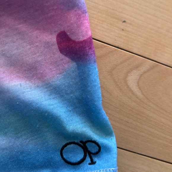 Colorful Tropical Print Halter Top - Picture 3 of 3